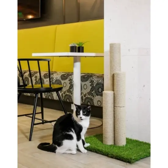 On2Pets Skyline Cat Scratching Post - Beige image {3}