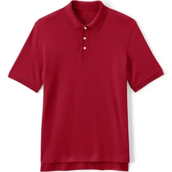 Lands' End School Uniform Men's Long Sleeve Interlock Polo Shirt image {8}