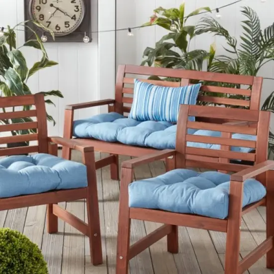 Kensington Garden - Transitional Outdoor Bench Cushion image {5}