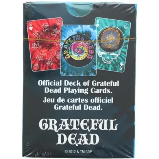 Aquarius Puzzles Grateful Dead Tie Dye Playing Cards | 52 Card Deck + 2 Jokers image {2}