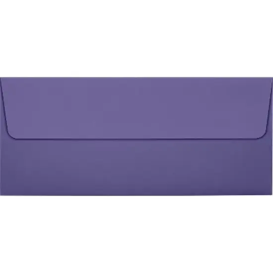 LUX 80lb 4 1/8"x9 1/2" Square Flap #10 Envelopes W/Peel&Press Wisteria Purple 500/BX LUX-4860-106500 image {2}