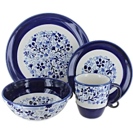 Blue Rose Polish Pottery Manufaktura Dinnerware (4PC) image {7}