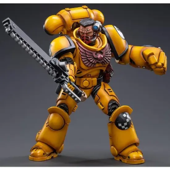 Brother Sergeant Sevito Imperial Fists Intercessors 1/18 Scale | Warhammer 40K | Joy Toy Action figures image {2}