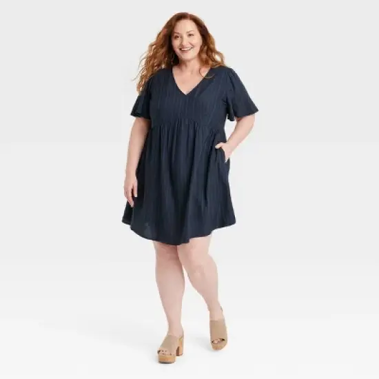 Women's Flutter Short Sleeve A-Line Dress - Knox Rose&trade; image {4}