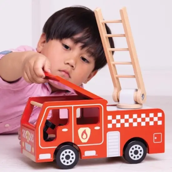 Bigjigs Toys City Fire Engine image {5}