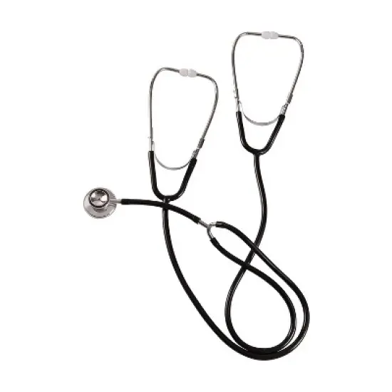 Mabis 10-446-020 Teaching/Training Stethoscope Black image {3}