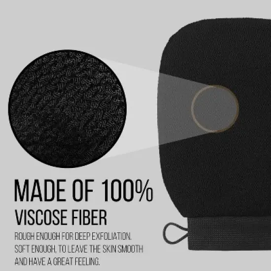 Maison Exfoliating Mitt Scrubber for Body (2 Pack) image {1}