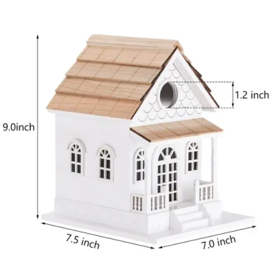 Vandue Outdoor Wooden Birdhouse - Country Colonial image {5}