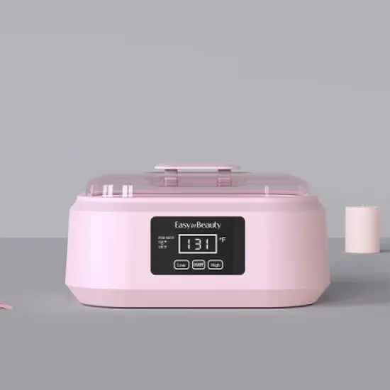 EasyinBeauty Paraffin Wax Machine for Hand and Feet, Touchscreen 3000ml Paraffin Wax Warmer - Pink image {6}