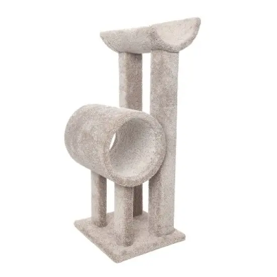 Beatrise Pet Products Kitty Tunnel with Perch Cat Activity Center - 48" image {4}