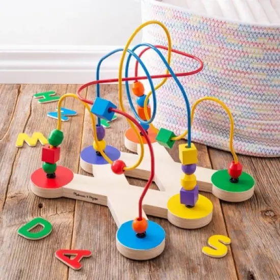 Melissa & Doug Classic Bead Maze - Wooden Educational Toy image {8}
