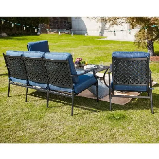 4pc Outdoor Patio Seating Set - Patio Festival
 image {4}