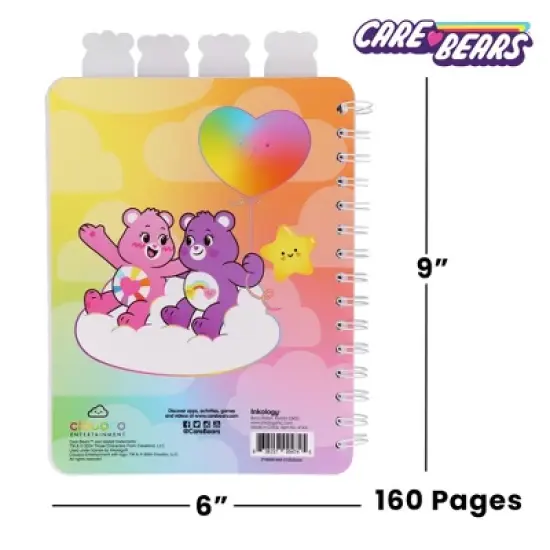 Inkology, LLC Care Bears: Unlock The Magic "Care-A-Lot Club" 4-Tab Spiral Notebook image {6}