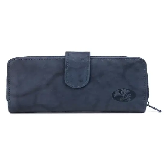 Julia Buxton Heiress RFID Blocking Leather Checkbook Wallet image {7}