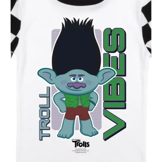 Universal Trolls "Troll Vibes" Youth Short Sleeve Pajama Set image {3}