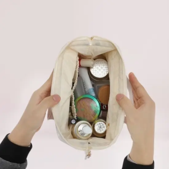 Unique Bargains Large Capacity Makeup Bag 1 Pc image {3}