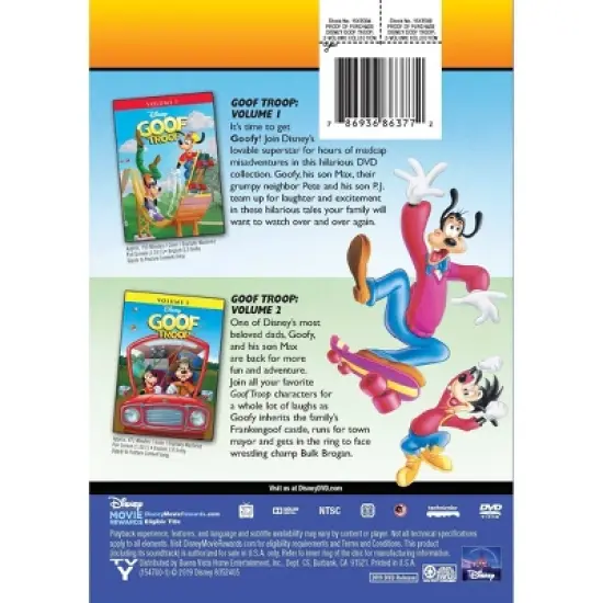 Goof Troop: Volume 1 and 2 (DVD) image {1}