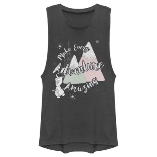Junior's Frozen Olaf Mountain Adventure Festival Muscle Tee image {2}