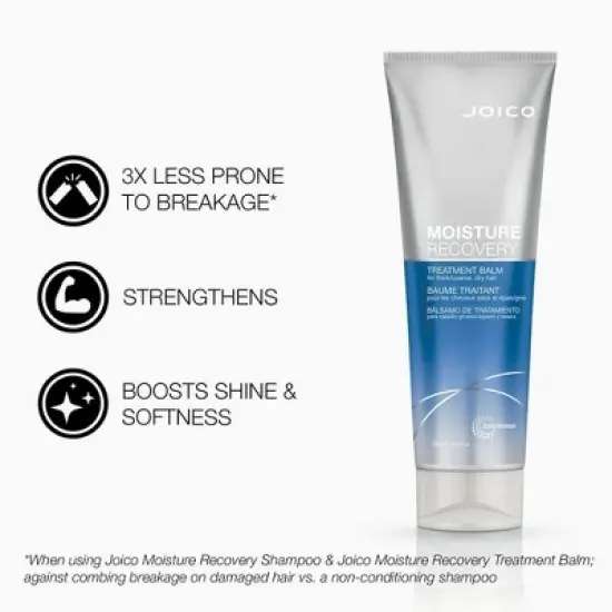 Joico Moisture Recovery Treatment Balm (8.5 oz) For Thick, Coarse, Dry Hair | Replenish Moisture | Restore Smoothness & Elasticity image {2}