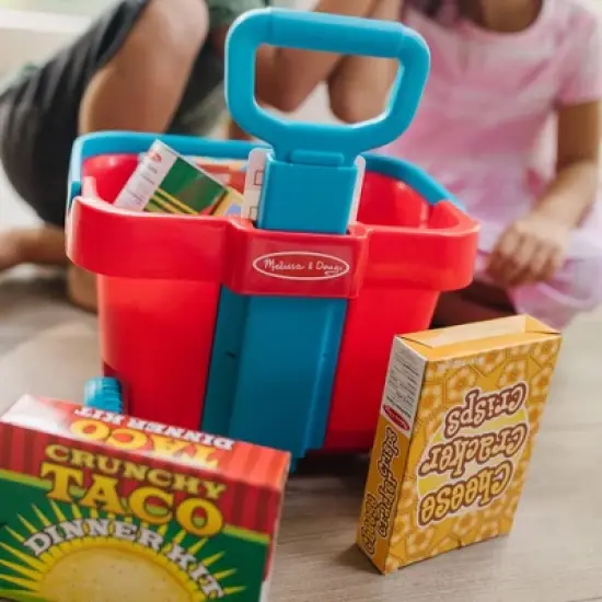 Melissa & Doug Fill & Roll Grocery Basket Playset image {8}
