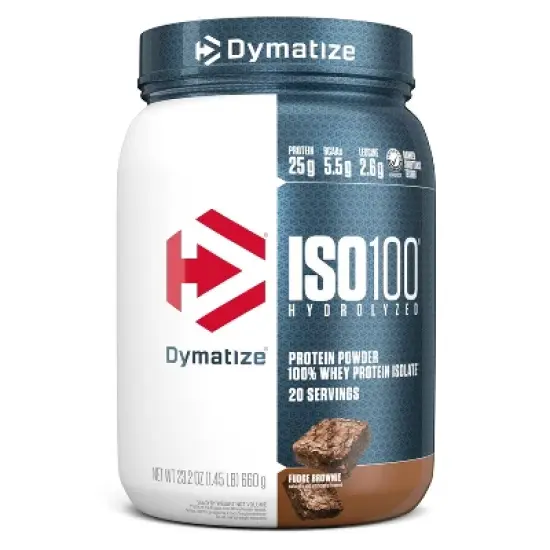 Dymatize 100% Whey Isolate Protein Powder - Fudge Brownie image {4}