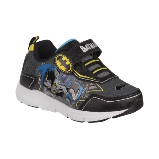 DC Comics Batman Boys Sneakers w/ One White Light (Toddler) image {1}