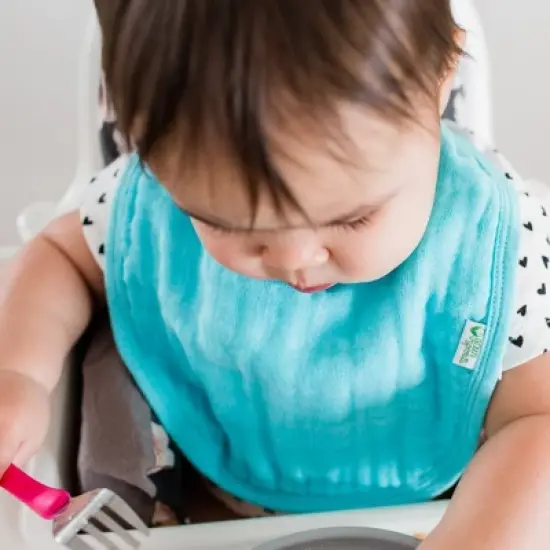 green sprouts Organic Cotton Muslin Bibs 5pk image {3}