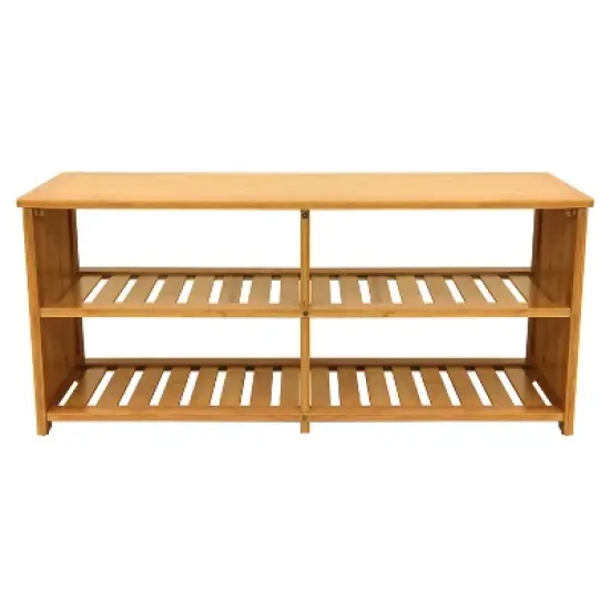 Oceanstar 10-Pair  Entryway Storage Bench. image {1}