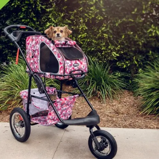 Petique 5-in-1 Pet Stroller Complete Set with Pet Carrier and Stroller Frame image {19}