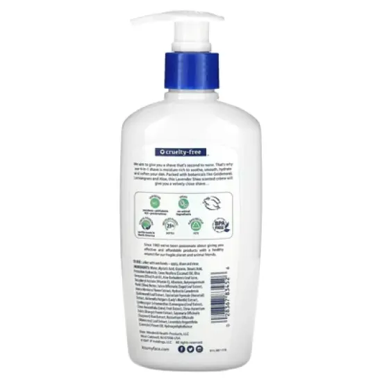 Kiss My Face Lavender Shea Moisture Shave Cream - 11 oz image {1}