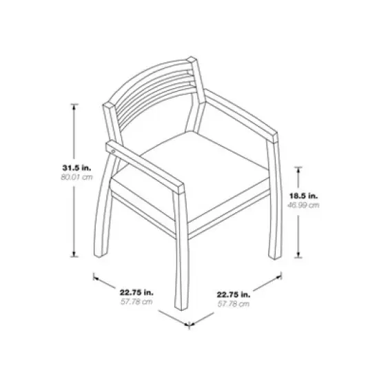 Napa Cherry Guest Chair Black/Gray - OSP Home Furnishings image {5}