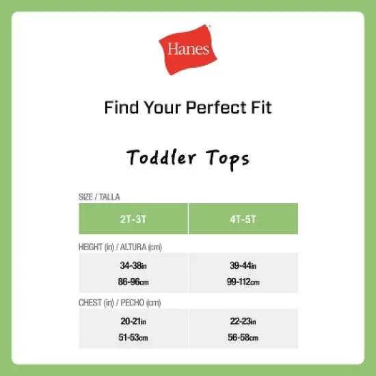 Hanes Toddler Boys' 5pk Tank Top - White image {4}