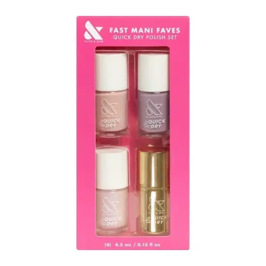 Olive & June Quick Dry Nail Polish Set - 4ct image {6}