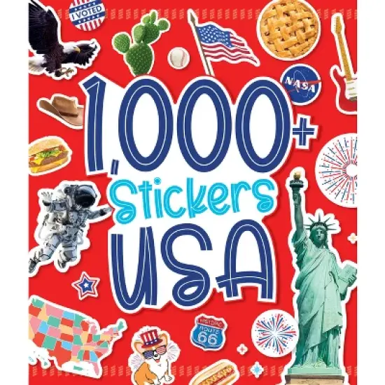 1,000 Stickers: USA - (Regional Sticker Books) by  Duopress Labs (Paperback) image {1}