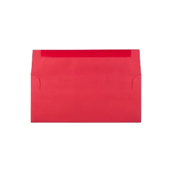 JAM Paper #10 Business Colored Envelopes 4.125 x 9.5 Red Recycled 67161 image {1}