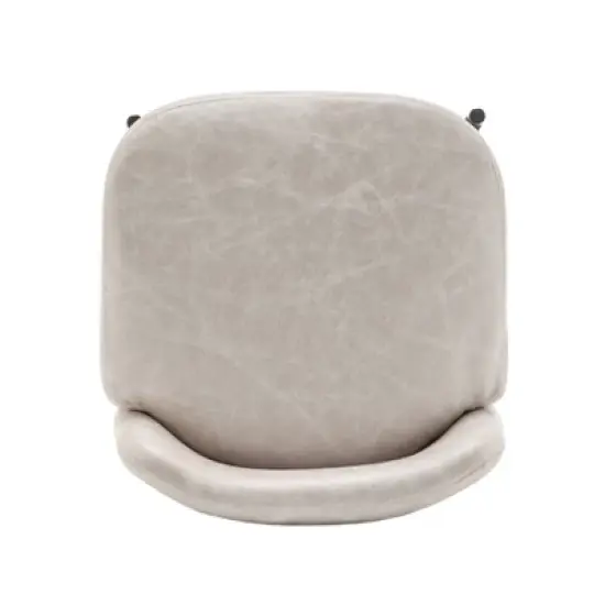 Modern Mid-Back Counter Height Barstool Faux Leather - WOVENBYRD image {5}