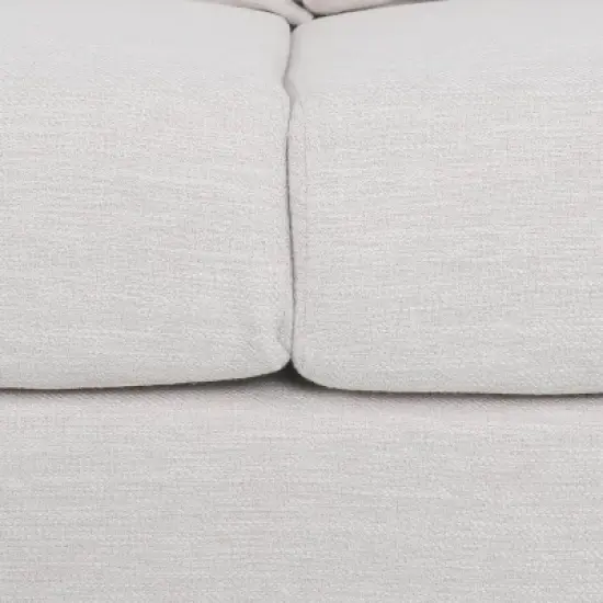 Feichko Contemporary Fabric Pillow Back 3 Seater Sofa - Christopher Knight Home image {8}