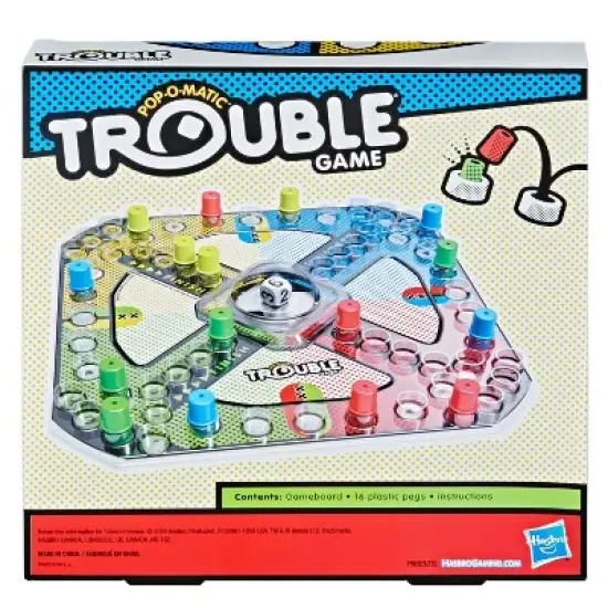 Trouble Classic Pop-O-Matic Board Game image {6}