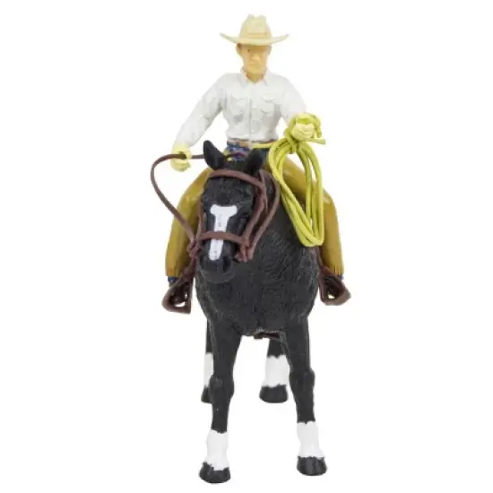 Big Country Toys 1/20 Cowboy & Black Quarter Horse 407 image {1}
