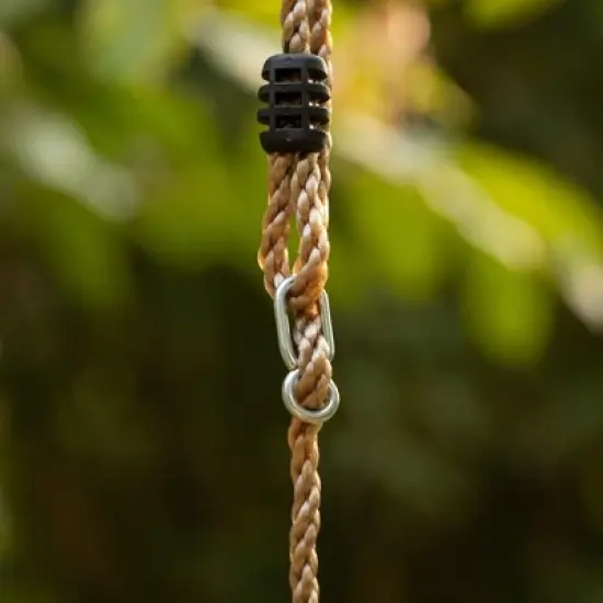 PLAYBERG Red Outdoor Patio Playground Hanging Adjustable Ball Round Swing, Inflatable Heavy Duty Rubber Round Swing Ball, Pump Included image {5}