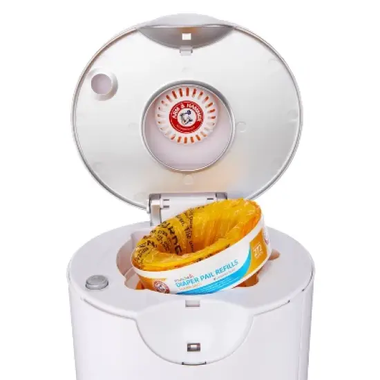 Munchkin PAIL Diaper Pail, Powered by Arm & Hammer image {6}