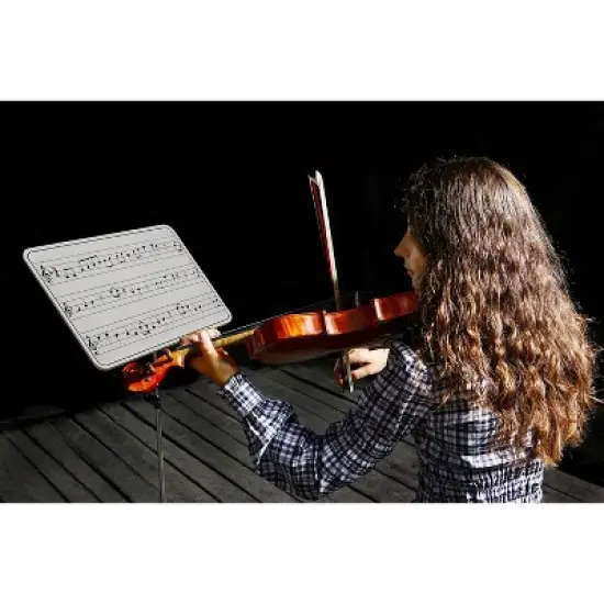 SCRIBBLEDO Music Staff Dry Erase Board 9"x12" &ndash; Reusable Music Notation Whiteboard for Students, Teachers & Classroom Learning image {6}