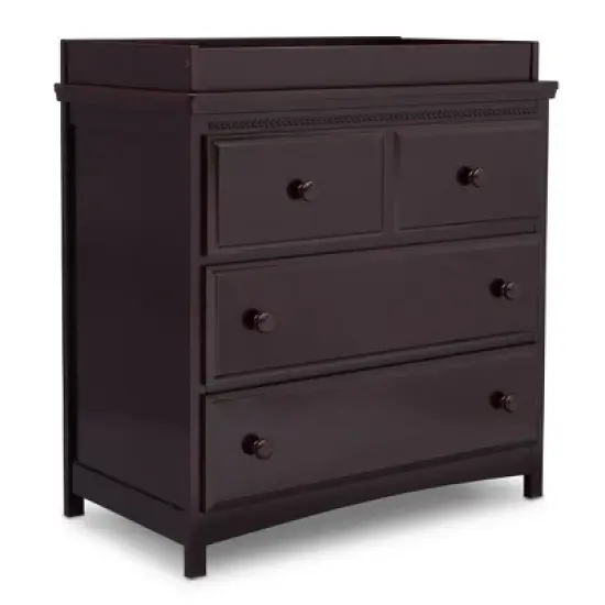 Delta Children Emerson 3 Drawer Dresser with Changing Top image {1}