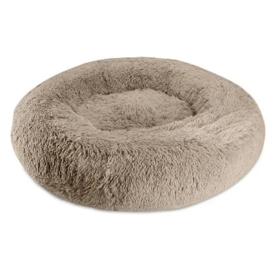 Canine Creations Donut Round Dog Bed - Taupe image {3}