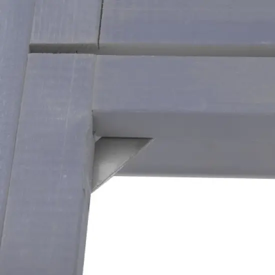 AZL1 Life Concept Pet Crates and Houses Large Outdoor Cat Enclosure with Window View Design Multi Level Activity Platforms, Gray, 100.78"*35.4"*72" image {2}