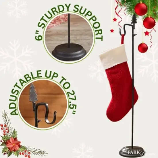 Park Designs Tree Iron Vertical Adjustable Stocking Hanger image {2}