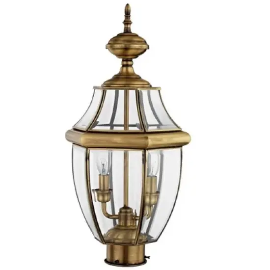 Livex Lighting Monterey 2 - Light Lantern in  Antique Brass image {3}