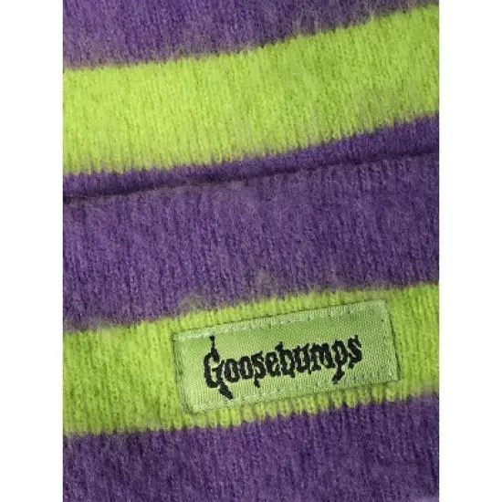 Goosebumps Logo Striped Beanie for Adults image {2}