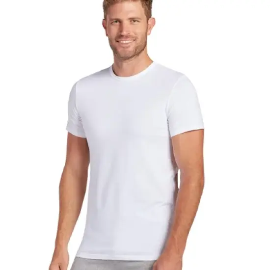 Jockey Men's Slim Fit Cotton Stretch Crew Neck T-Shirt - 2 Pack image {4}