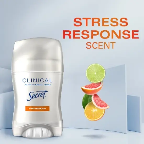 Secret Clinical Strength Invisible Solid Antiperspirant & Deodorant for Women - Stress Response - 1.6oz image {6}